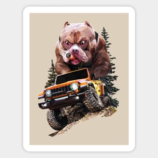 Tough Dog Off-Road Adventure Magnet